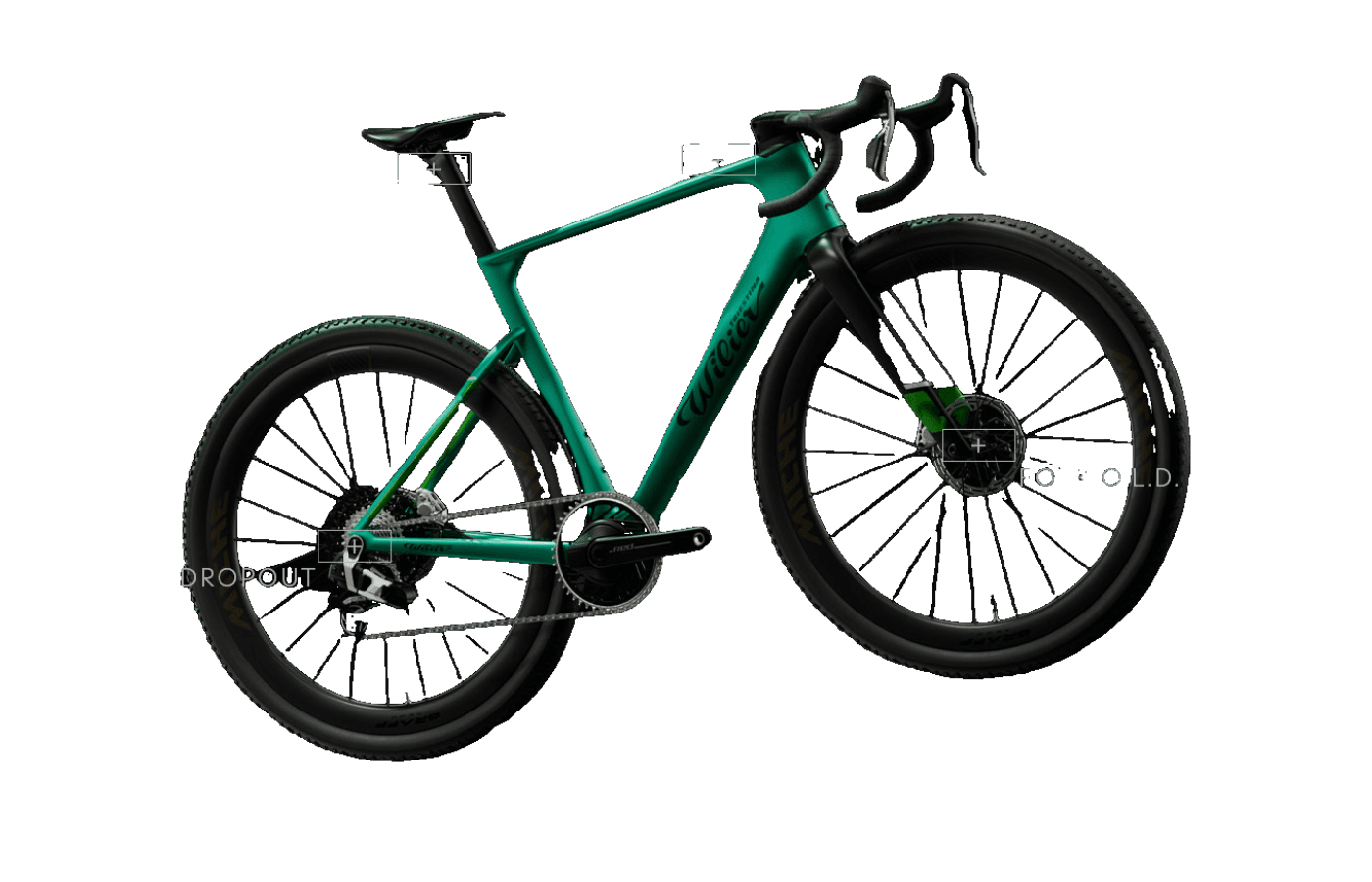 Shimano GRX Di2 1x12s (Alloy Stemma S2) (E628G4D) build
